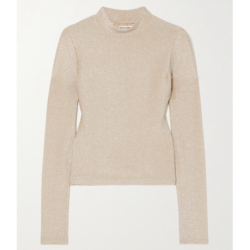 Junie Sparkle Top Gold